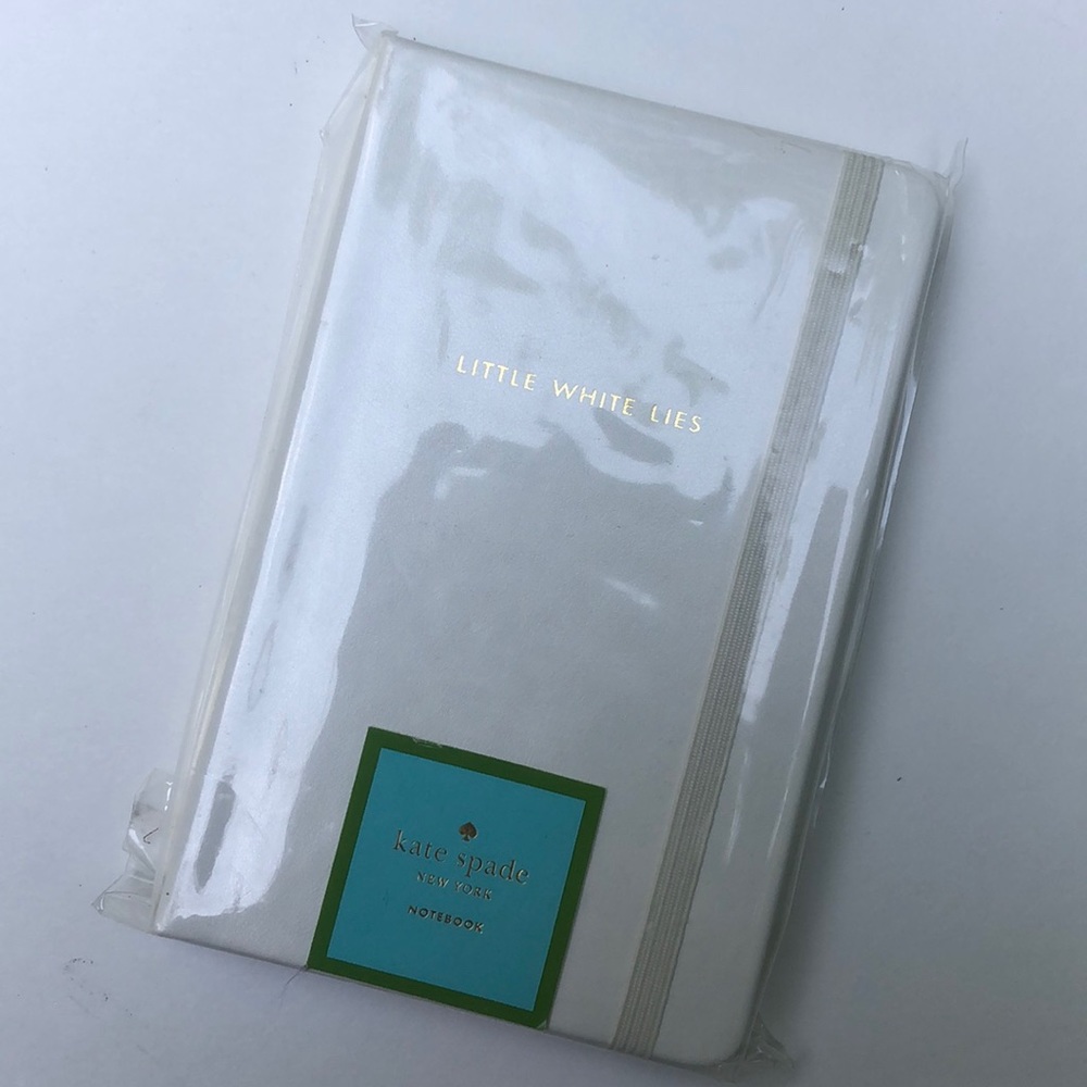 Kate Spade little white lies notebook journal